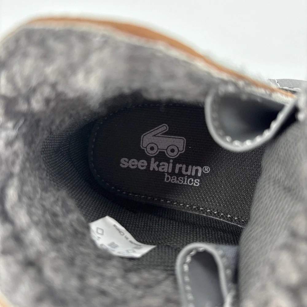 See Kai Run Boots Toddler Boys 7 Blake Blue Fur Lined Winter Snow Insulate